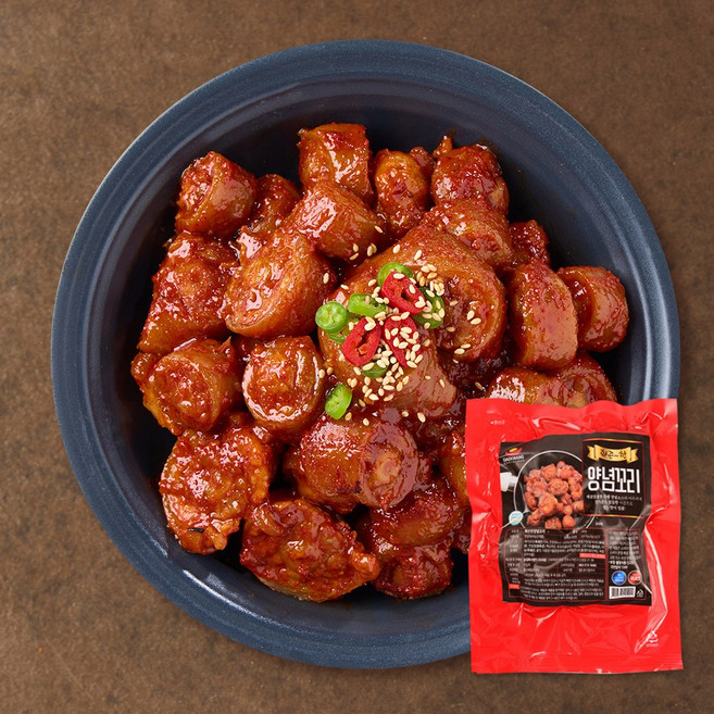 술안주 직화 불 족발 양념 꼬리, 3개, 280g