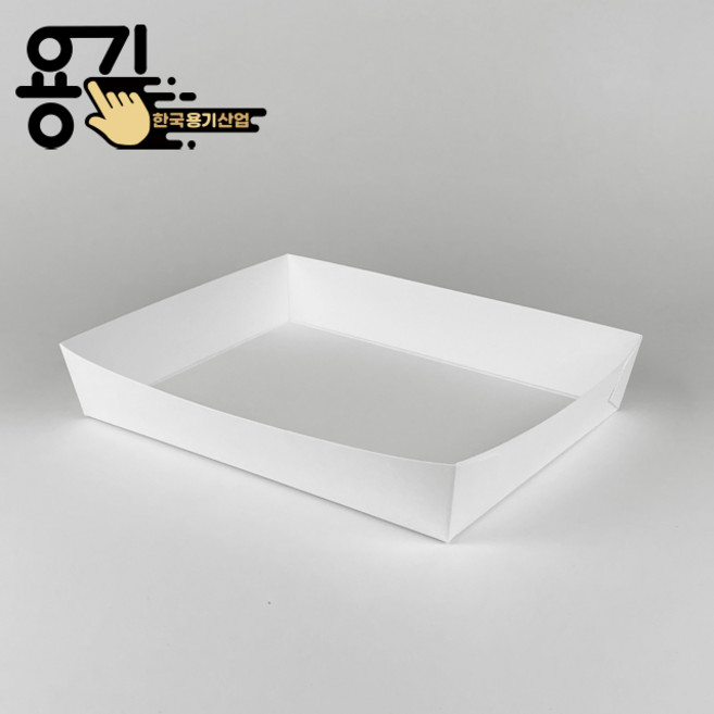 일회용 치킨 닭강정 속지 대 종이트레이 (600개), 1세트, 600개