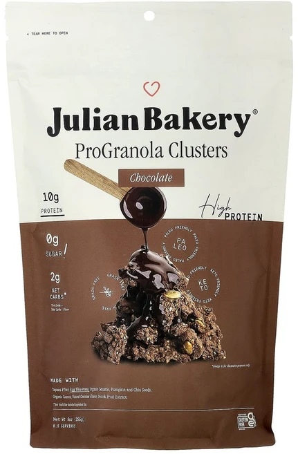 줄리안베이커리 ProGranola 초콜릿 클러스터 255g(9oz), JUB00684, 255g, 1개 - 쿠팡