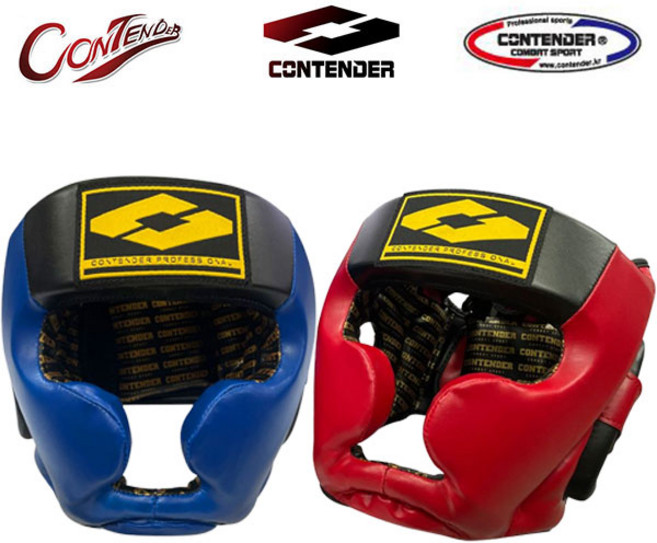 컨텐더 격투기 권투 복싱 이글 주니어 아동 헤드기어, 빨강, 주니어용