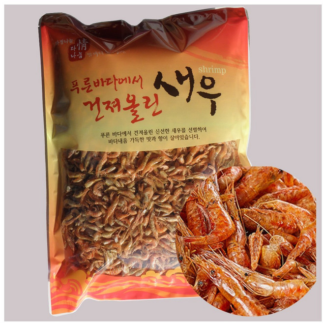 푸드모 수염새우1kg 건새우, 1개, 1kg