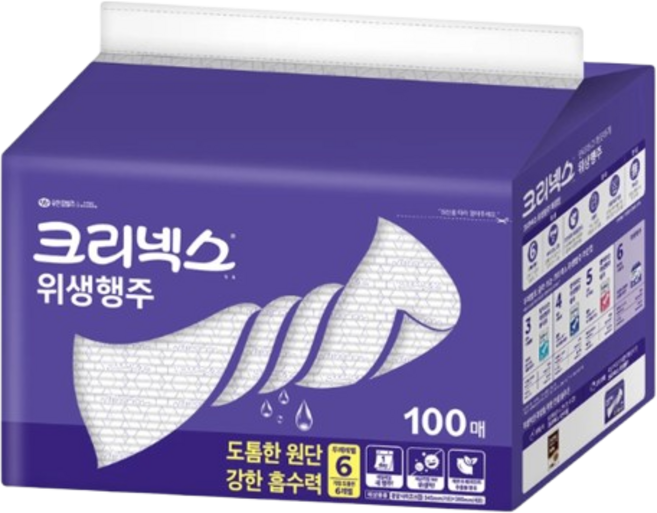 스카트 위생행주, 100개입, 1개