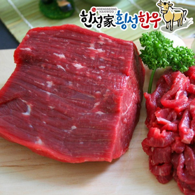 더바른식탁 한우 1+등급 홍두깨(장조림용) 300g 횡성 한우 소고기 홍두깨살 소고기 홍두깨살 장조림용, 1개