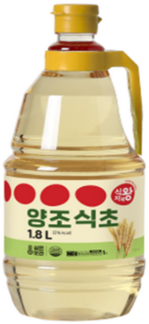 식자재왕 양조식초, 3개, 1.8L