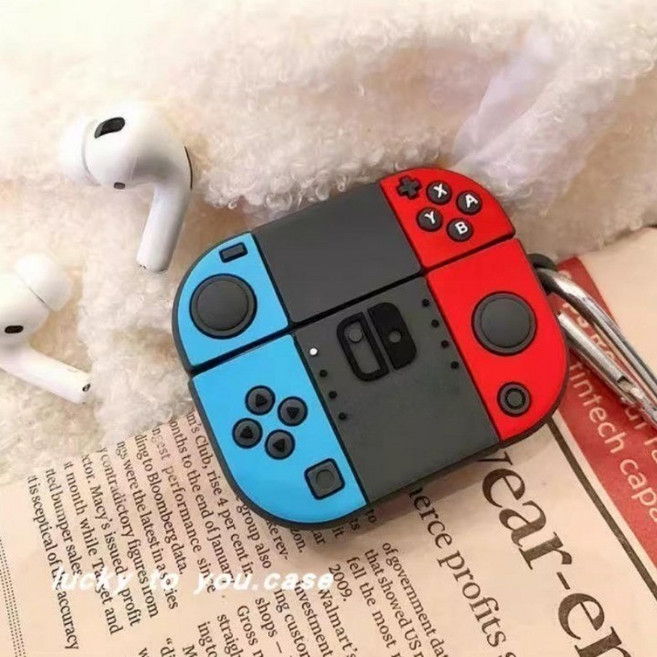 제이와이 누아트 세트 TPU 1개 개임 디자인 케이스 변색방지 철가루 에어팟4 케이스, 1세트, 블랙, JS886