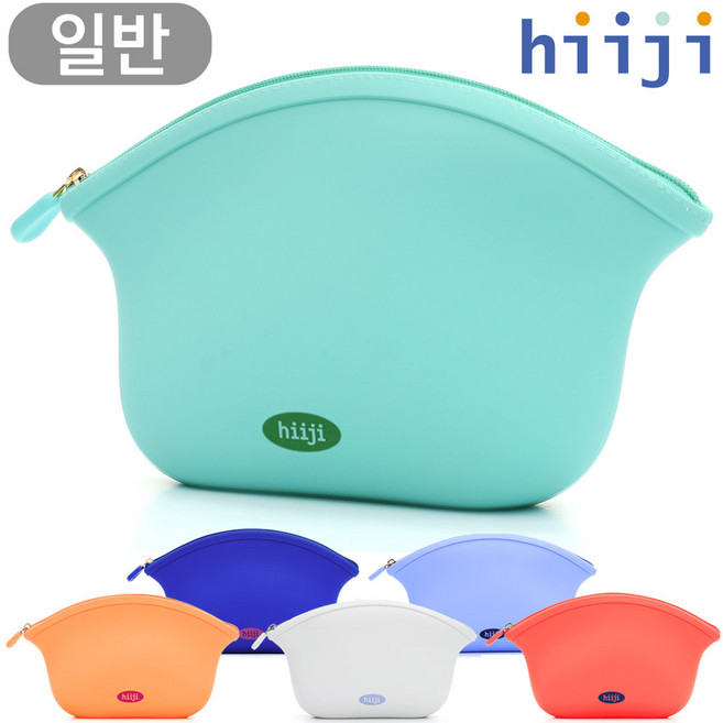 히지 실리콘 만두 파우치 일반 수영 가방 목욕가방 세워서 보관가능, 만두 파우치 일반-피치