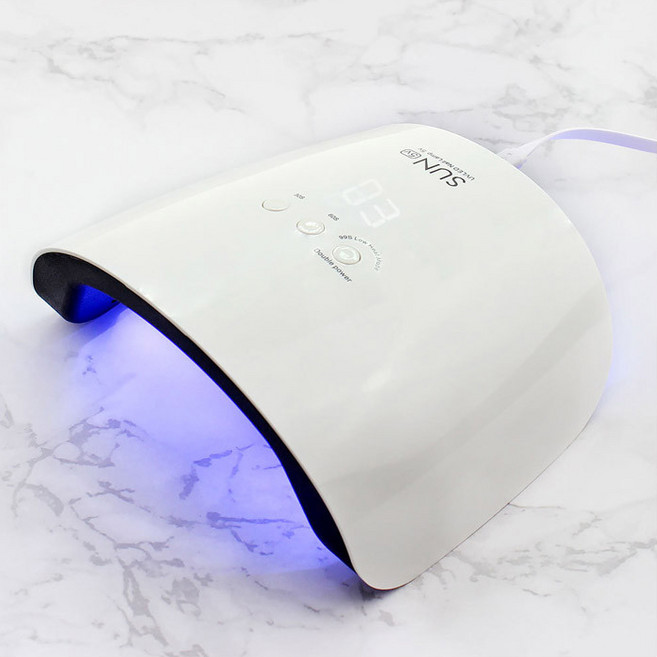 KAKAS SUN5 24W 젤램프 자동센서 LED 램프, 핑크, 1개