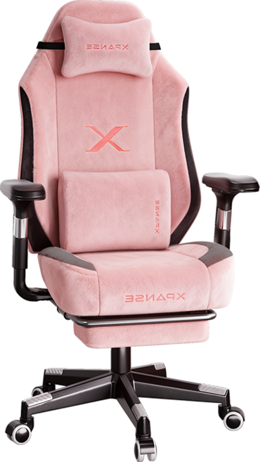 XPANSE X-Plush-Pro 絨毛電競椅 適用身高155-190cm, X34Pro-緋紅女王-天鵝絨布