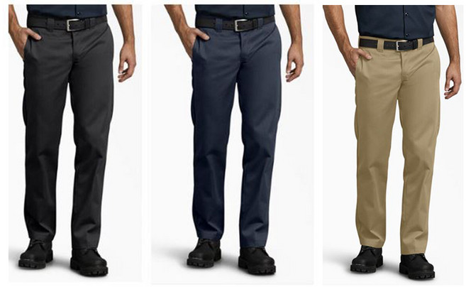 디키즈 873 면바지 슬림핏 스트레이트 워크팬츠