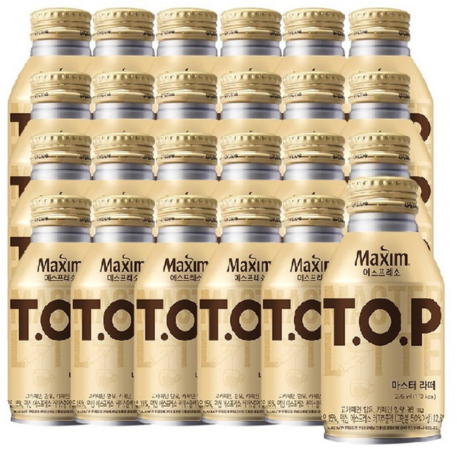티오피 마스터 라떼 캔커피, 275ml, 24개