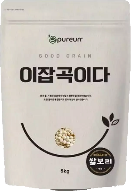 이잡곡이다 25년 햇 국산 쌀보리, 5kg, 1개