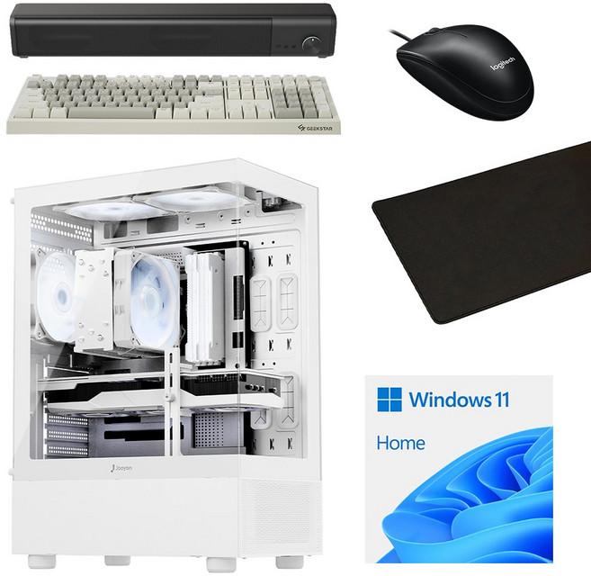 긱스타 조립PC 게이밍컴퓨터 고사양 게임용데스크탑 견적 아이온2 오버워치 배그 롤 게이밍 본체01, WIN11 Home, 512GB, 16GB, 지포스 RTX 5050, 5600