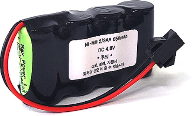 MP 2/3AA 4.8V 650mAh JST-2P Ni-MH 니켈수소 RC 드론 오토봇 범블비 트랜스포머 변신로봇 RC카 배터리 충전지 충전배터리, 1개