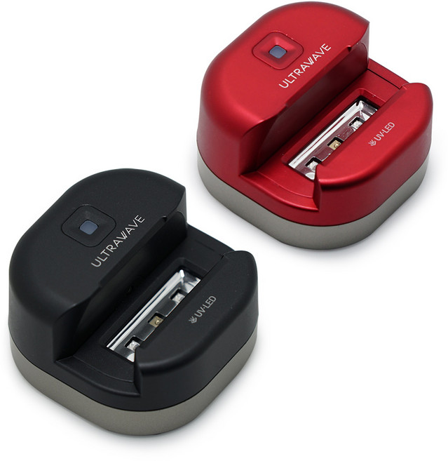 울트라웨이브 UVC LED 가정용 무선 면도기 살균기 레드 RS01, RS-01 레드