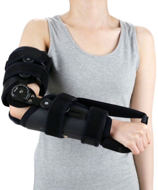 이즈메디 롱암 브레이스 LONG ARM BRACE 각도조절 팔꿈치 팔 보조기, 1개