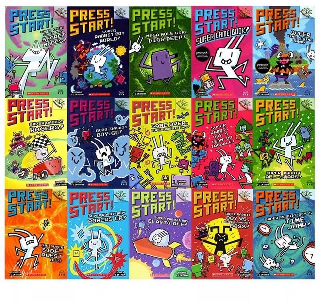 Press Start 큐브 래빗 17 권 Scholastic Branches 프레스 스타트 최신판 17권
