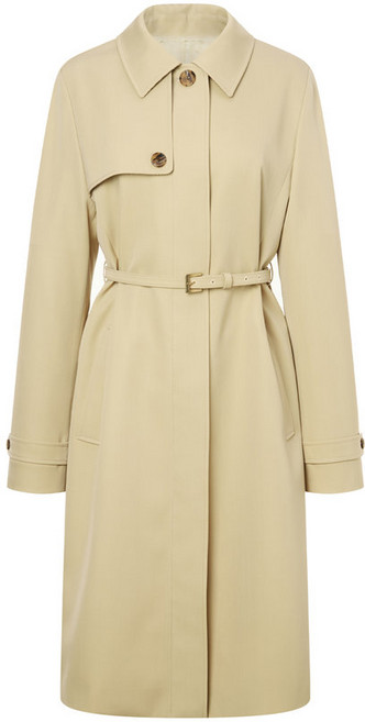 닥스 여성 코트 [클리어런스][울100%] 베이지 탈착 벨트 롱 트렌치