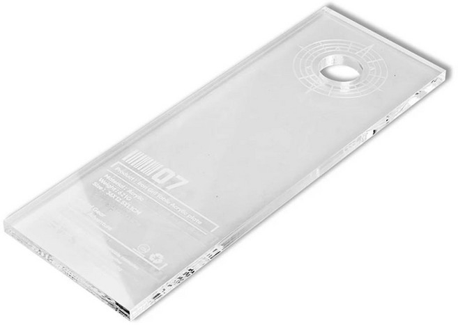 아크릴 투명 탁상용 야외 캠핑 클리어 1 유닛 보드 IGT 테이블 호환 가능, 01 Board, 1개