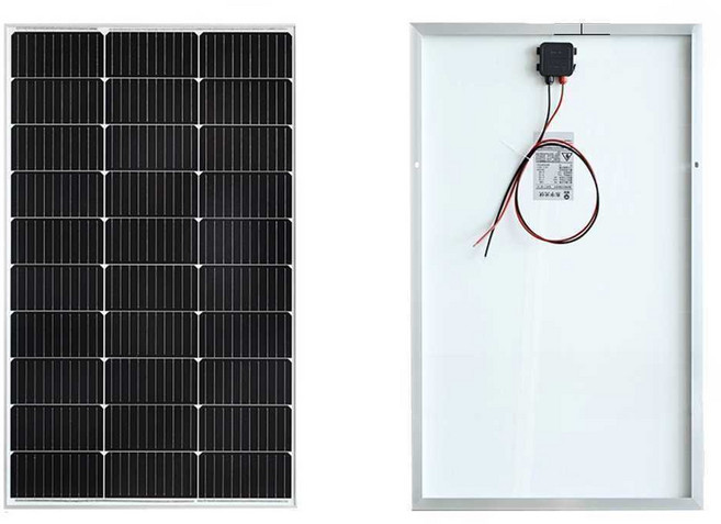 솔라셀 태양광 발전기 패널 태양광판 전지판 12V 90W, 1개, 50W - 태양광패널 단품