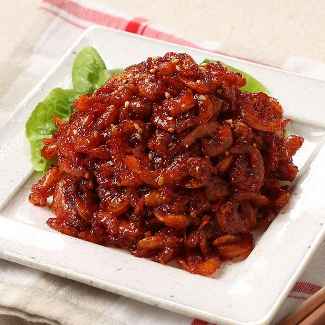[수미푸드몰]매콤달콤 양념새우조림 1kg, 1개