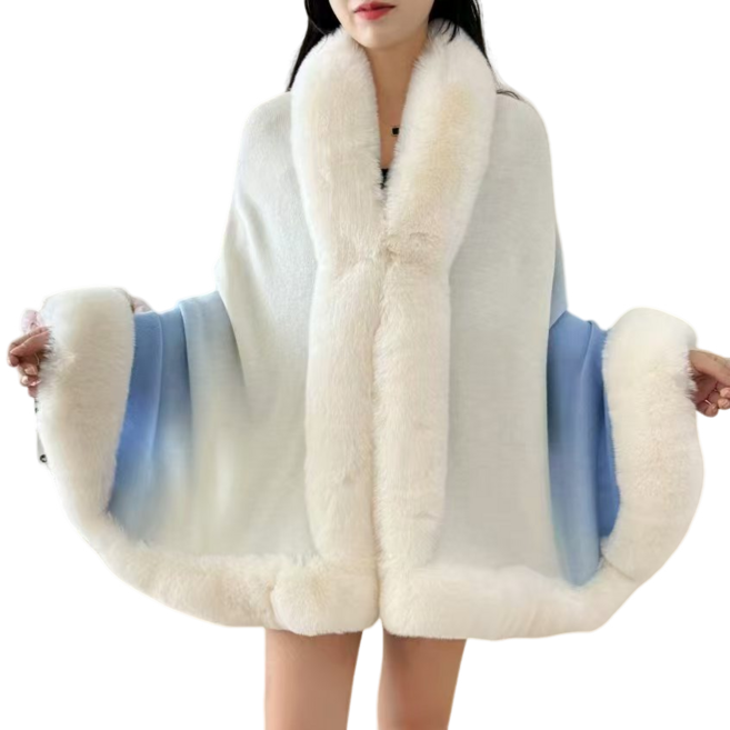 망또가디건 가을겨울옷 미들롱타입 모직물 코트 스타일 케이프 숄 모직 빅사이즈 외투 뉴타임즈 E062U947