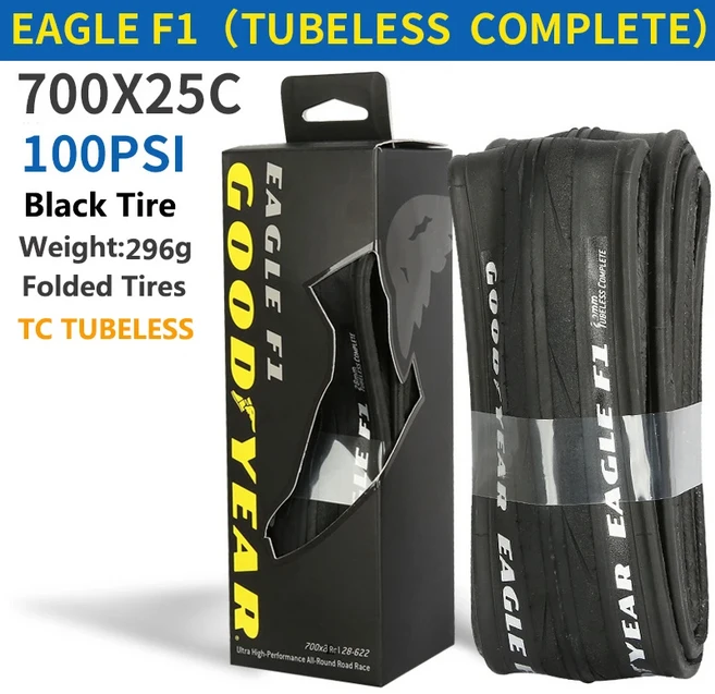 Goodyear Eagle F1 도로 자전거 타이어 튜브리스/튜브 타이어 700x25/28/30/32C 자전거 접이식 안티 펑크