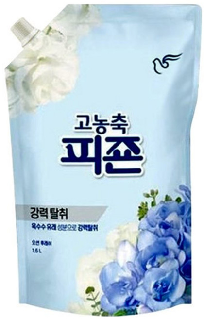 피죤 고농축 강력탈취 오리지널 섬유유연제 오션후레쉬 리필, 1.6L, 2개