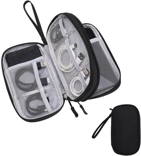 라이브모어 USB 케이블 멀티 디지털 방수 스마트폰 하드케이스 분리수납 파우치