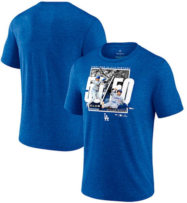 파나틱스 반팔티 오타니 50/50클럽 오타니쇼헤이 그래픽 반팔