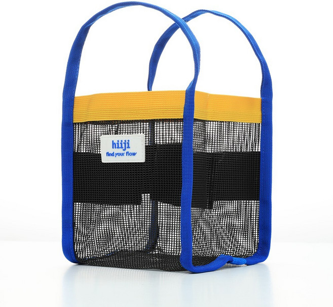 [wm] 히지 샤워 박스 1L 수영 목욕 메시 미니 손가방 가방 메쉬백 블랙 블루 워터파크