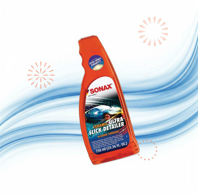 SONAX 차유리 세정제 268400 세라믹 울트라 슬릭 디테일러 750ml M7, 1개