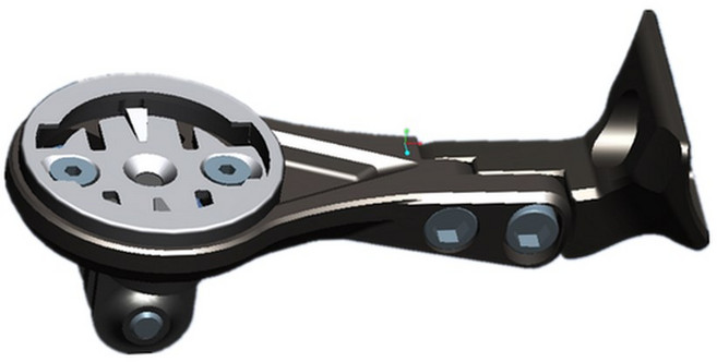 Trek slr6 8 코드 미터 브래킷 블렌더 통합 Madone에 적용 가능한 GPS 자전거 wahoo Garmin bryton xoss 무선 주행 거리계, Long WAHOO GOPRO