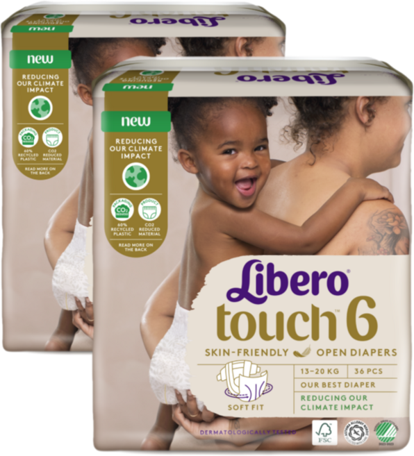 리베로 기저귀 TOUCH 터치 밴드형 6단계, 72매