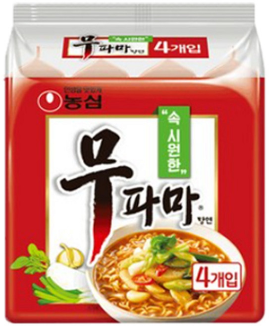 농심 무파마탕면, 16개