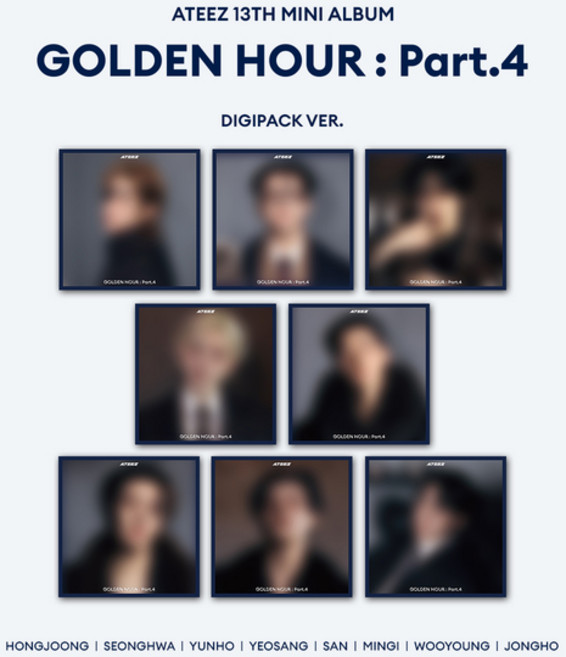 (앨범 1장) 에이티즈 ATEEZ 미니 13집 [GOLDEN HOUR : Part.4] Digipack Ver. 디지팩, 홍중