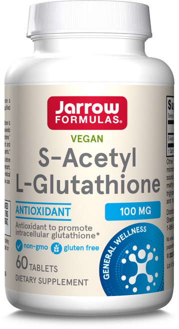 Jarrow FORMULAS 賈羅公式 乙醯化穀胱甘肽補充錠 100mg, 60顆, 1罐