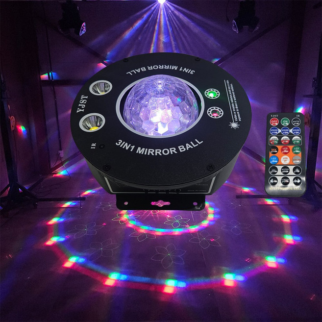 멀티밀러볼 LED 미러볼 조명 노래방 코인노래방 홈파티 키즈카페 업소용&가정용, 업소용, 1개
