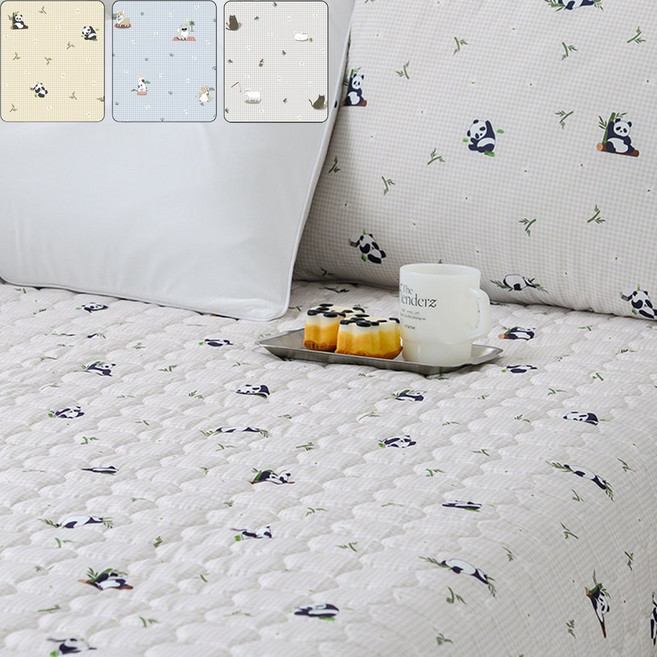 가가멜 국내생산 주토피아 울트라 스트래치 패드 소프트마이크로 논슬립 카페트 침대 밴딩 매트, 강아지_블루