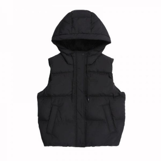 NATIONALGEOGRAPHIC 내셔널지오그래픽 N254WDV940 여성 크라사 후디 덕다운 베스트 BLACK