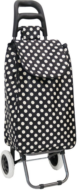 쇼핑카트/핸드캐리어/시장가방 특대형, 땡땡이, 1개