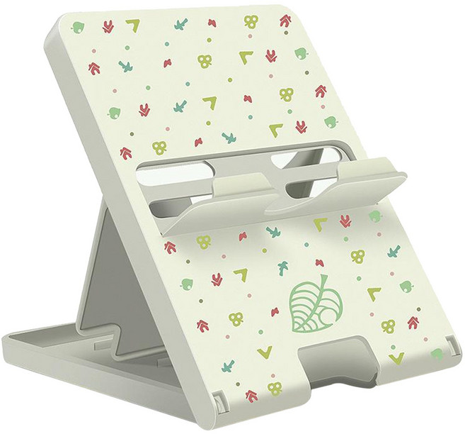 Nintendo switch 접이식 태블릿 스탠드 용 스탠드 플래그 브래킷 충전기 도크 하우스 태블릿 데스크 교체 사이지, 12.3x8x4.5cm 4.84x3.15x1.77 인치, ABS, 화이트, 1개