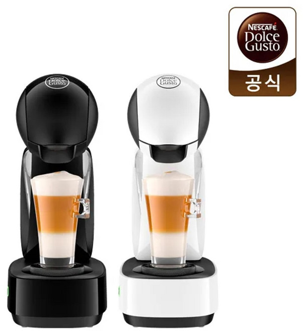 돌체구스토 캡슐 커피머신 인피니시마 + 디스커버리팩 카푸치노머그 370ml, 화이트