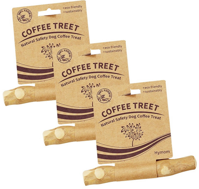 커피트릿 강아지 장난감, 혼합색상, 3개