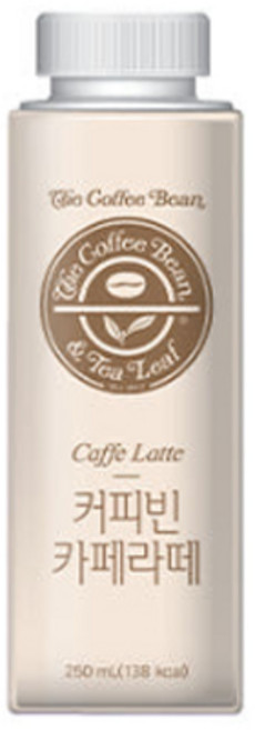 커피빈 카페라떼 250ml, 10개