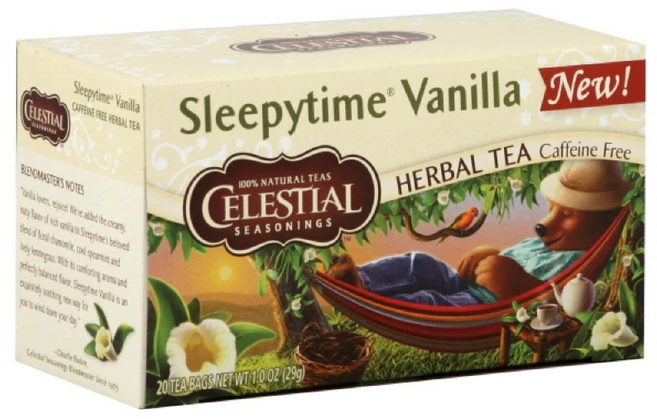 셀레셜시즈닝스 슬리피타임 바닐라 허벌 티 무카페인, 1g, 20개입, 1개 - 쿠팡