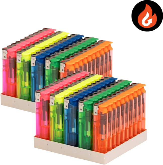 개업홍보용 광고판촉용 토끼 전자 라이터, 100개, 토끼 투명