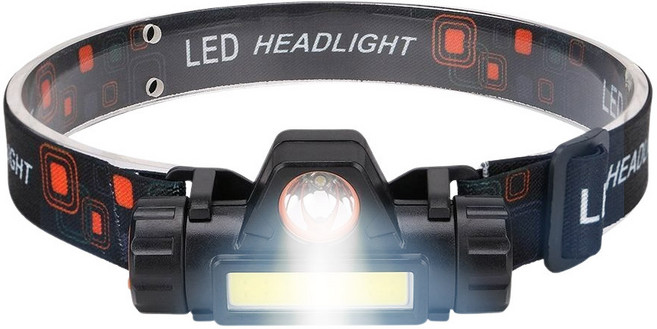 101 헤드랜턴 XPE COB LED, 단품없음