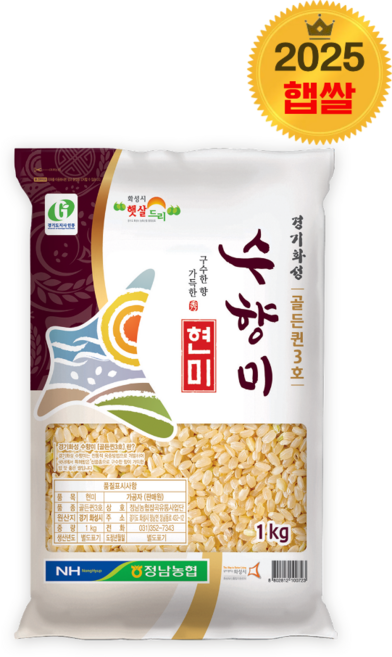 수향미 현미 정남농협 2025년 햅쌀, 1개