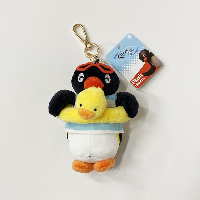 핑구 오리튜브 가방고리 인형 키링