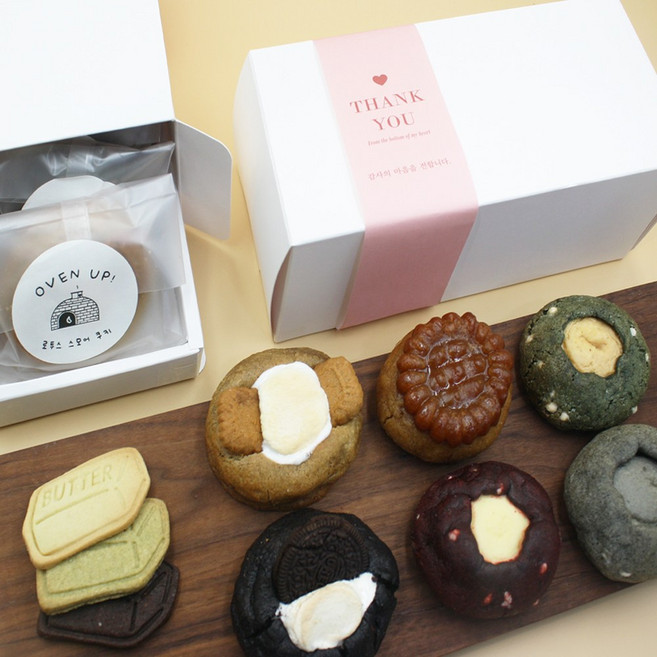 오븐업 쿠키 6종 기프트 세트, 1개